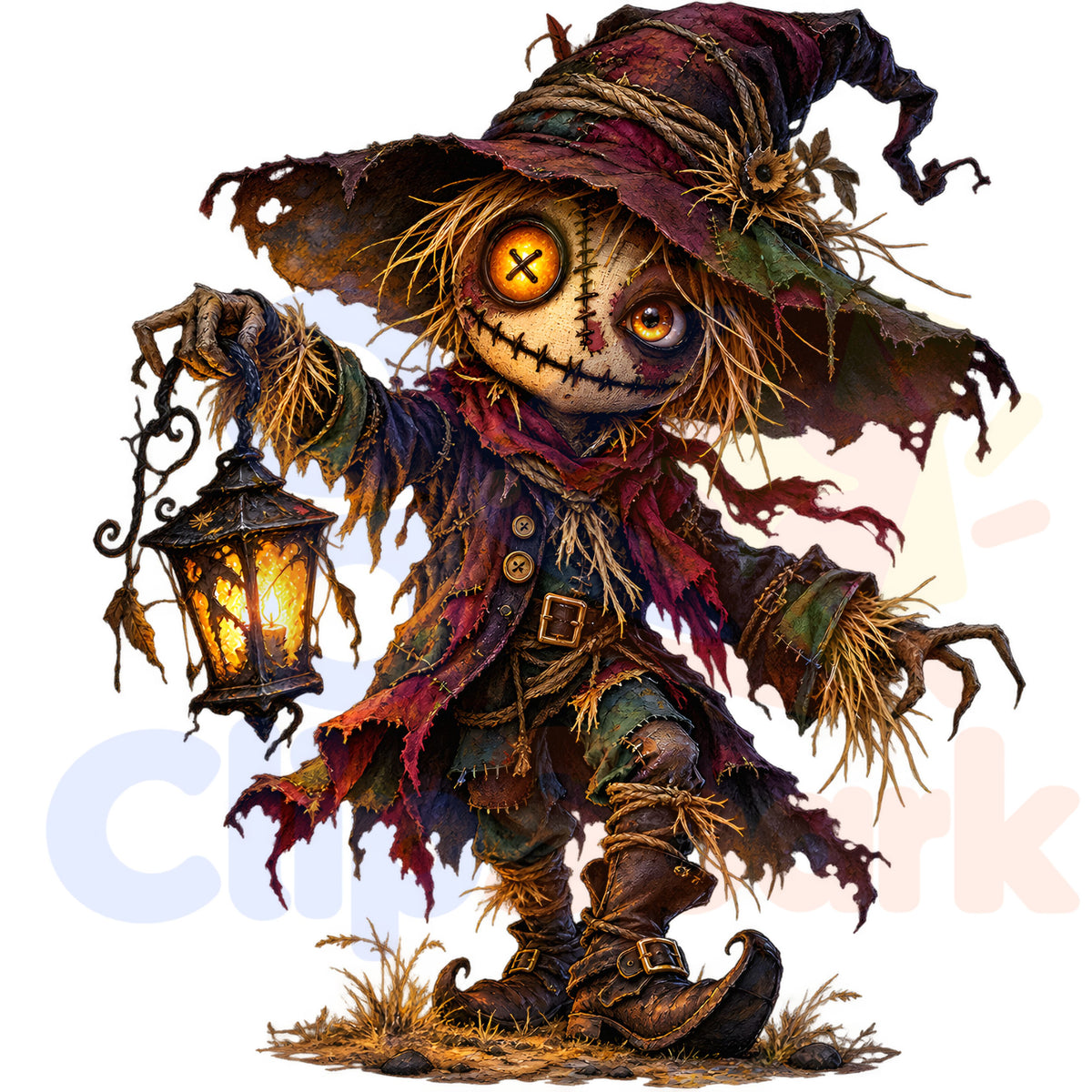Halloween Monster Clipart Bundle – 27 Spooky PNGs with Pumpkins & Haunted Houses