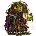 Halloween Monster Clipart Bundle – 27 Spooky PNGs with Pumpkins & Haunted Houses